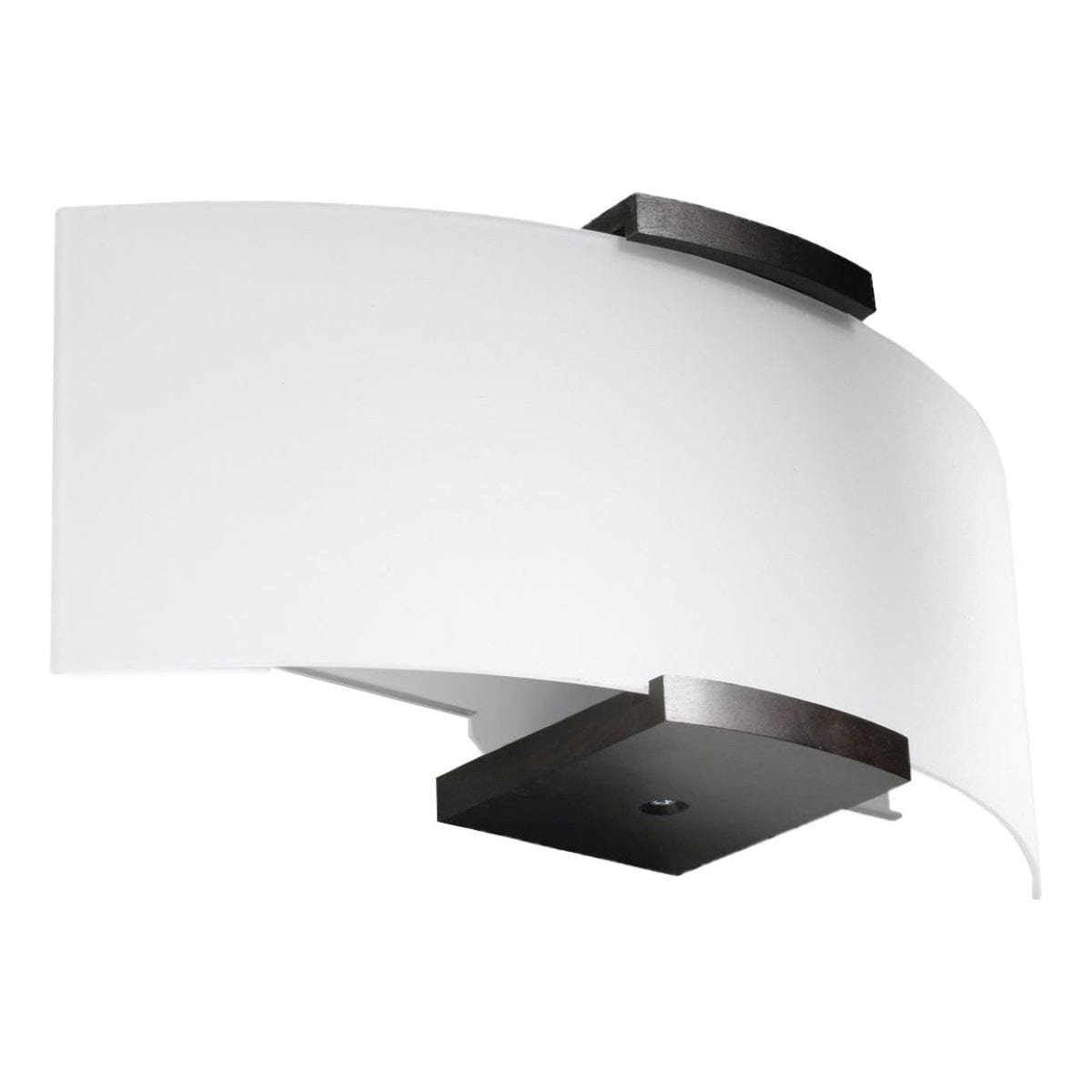 Modern Wall Lamp EMILIO Wenge & White