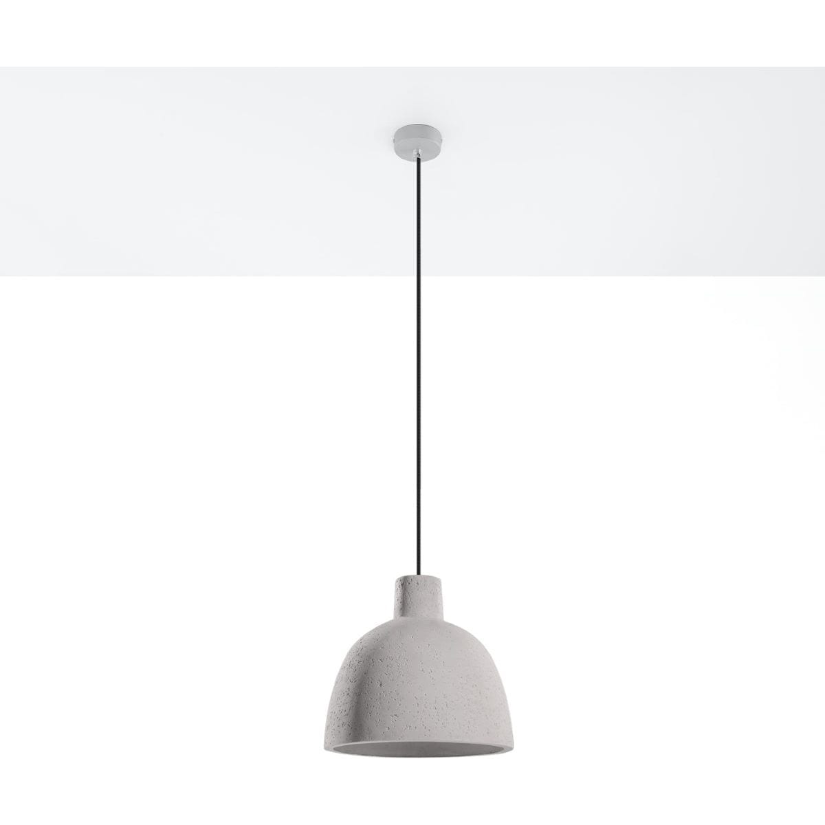 Industrial Style Pendant Lamp DAMASO 128cm Height Concrete