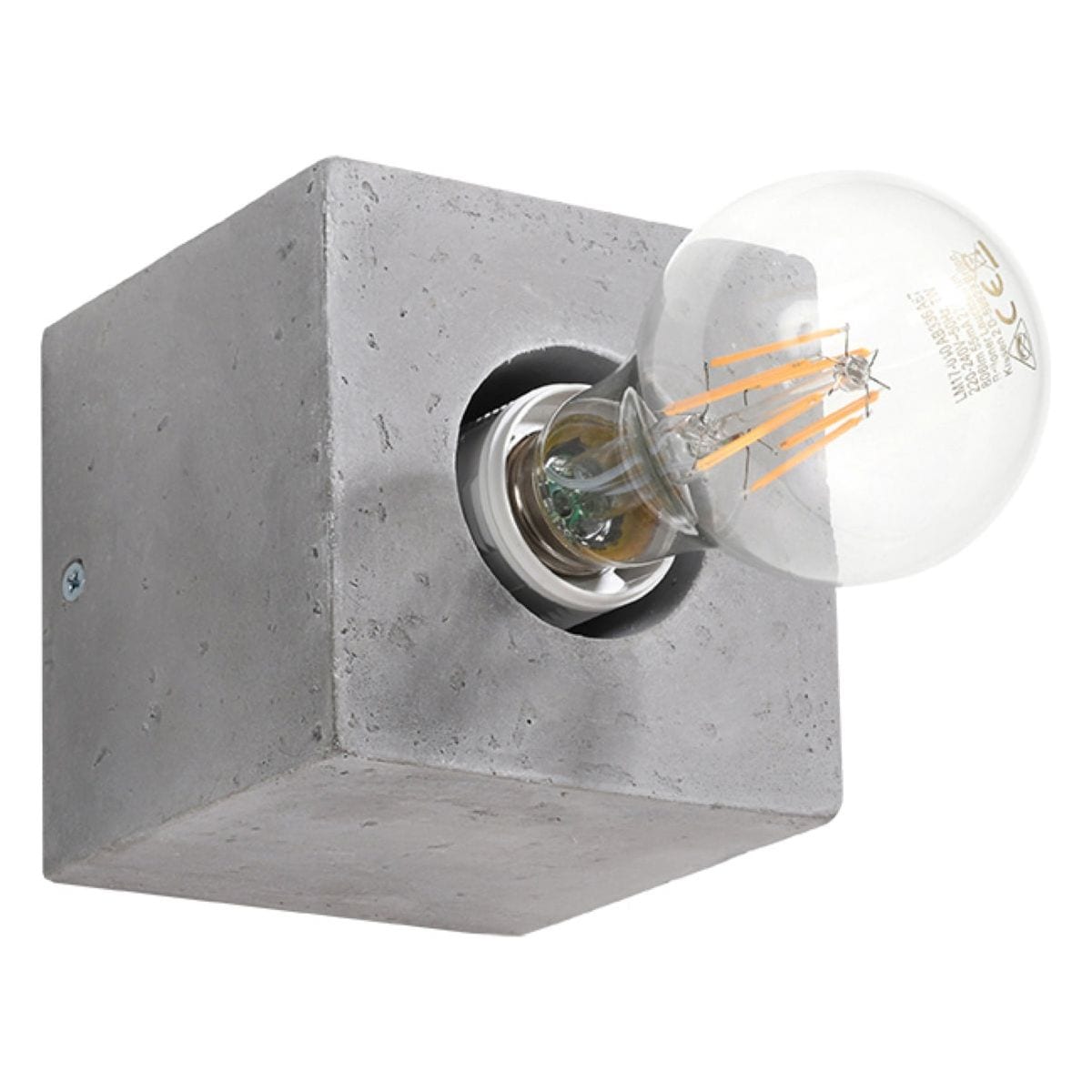 Industrial Style Wall Lamp ARIZ 10cm Concrete