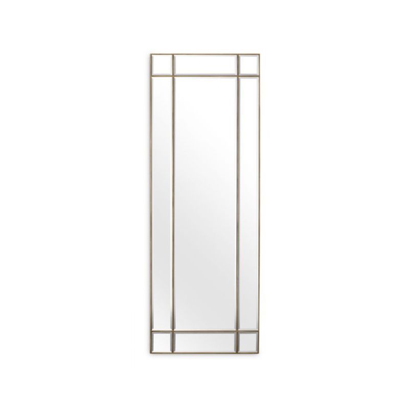 Beaumont Mirror – Rectangular – Vintage Brass