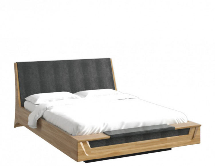 MAGANDA King Size Bed 160 with Storage and Bench MEBIN