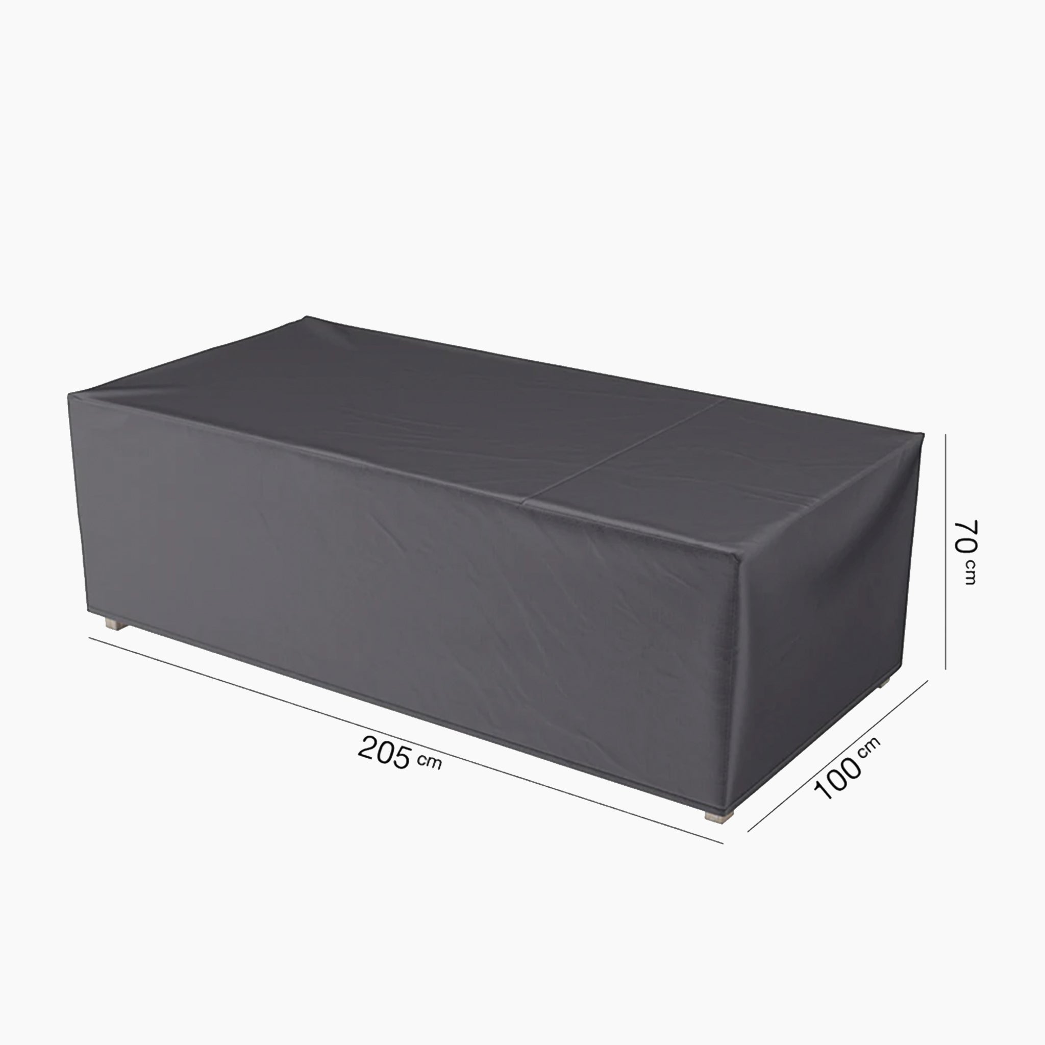 AeroCover – Lounge Bench Cover 205 x 100 x 70cm high