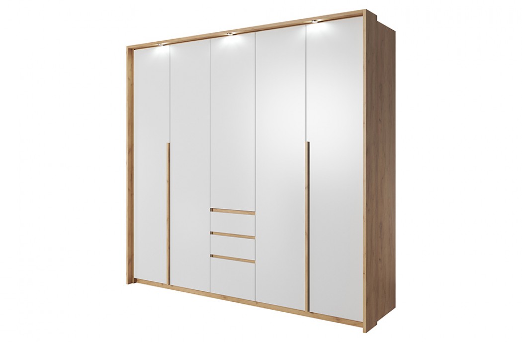 Bedroom Furniture Xelo Wardrobe Set Oak / White