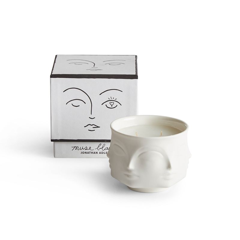 Muse Blanc Ceramic Candle