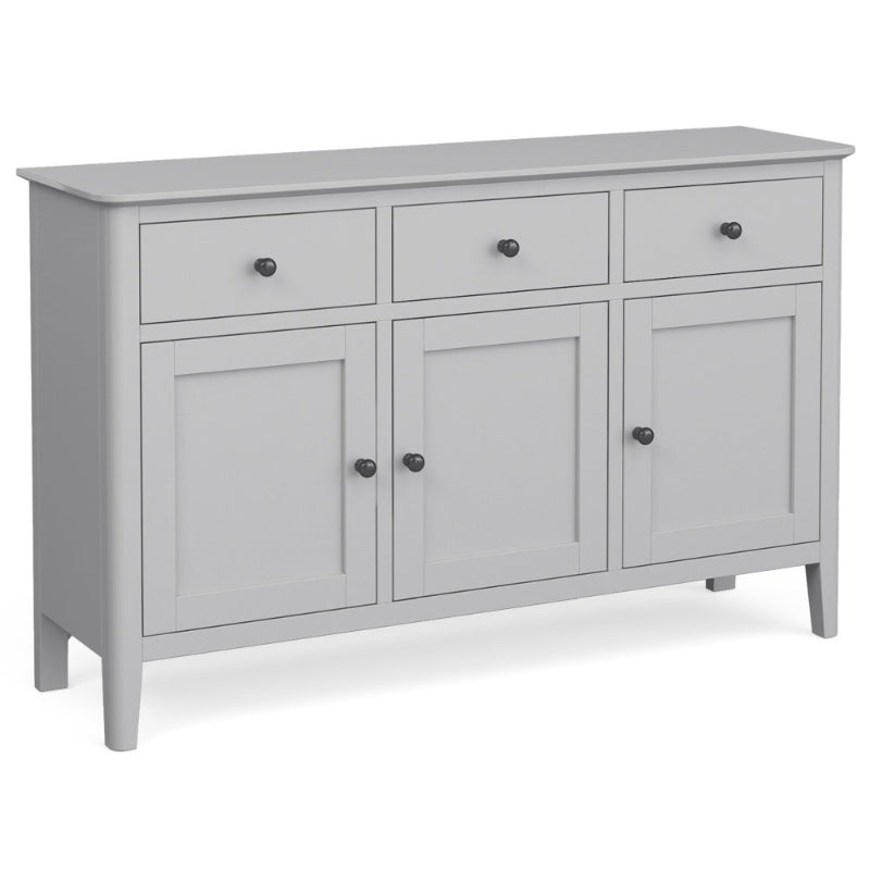 Stowe Silver Grey Large Sideboard with 3 Doors & 3 Drawers