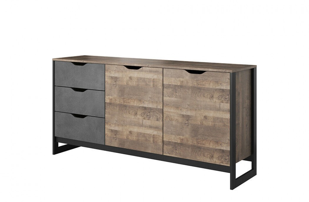 Living Room Furniture Arden Sideboard Oak/Grey