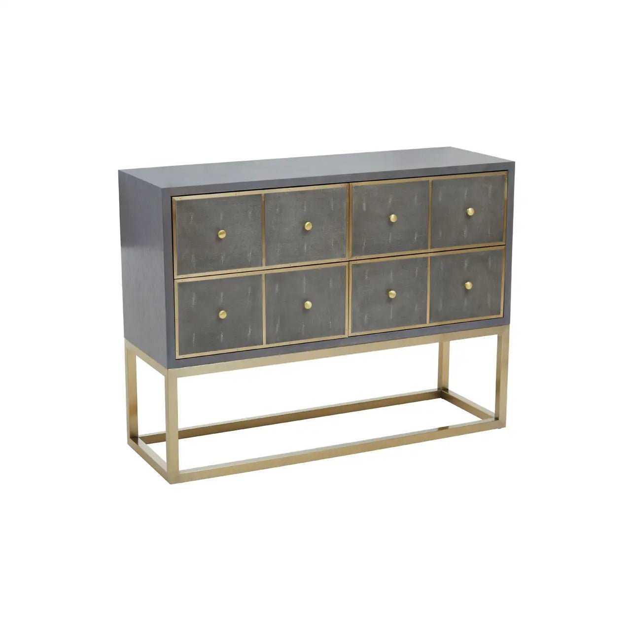 Deskey Four Drawer Console Table