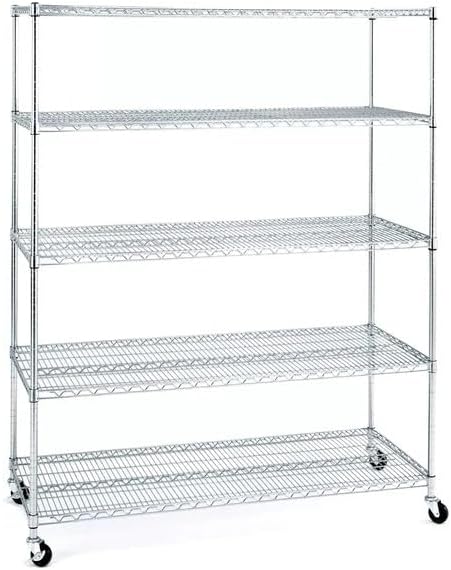 5 Tier Metal Garage Shelving Unit