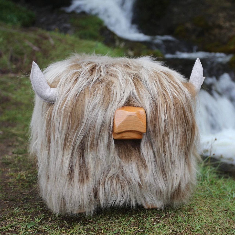 Honey the Highland Cow Footstool