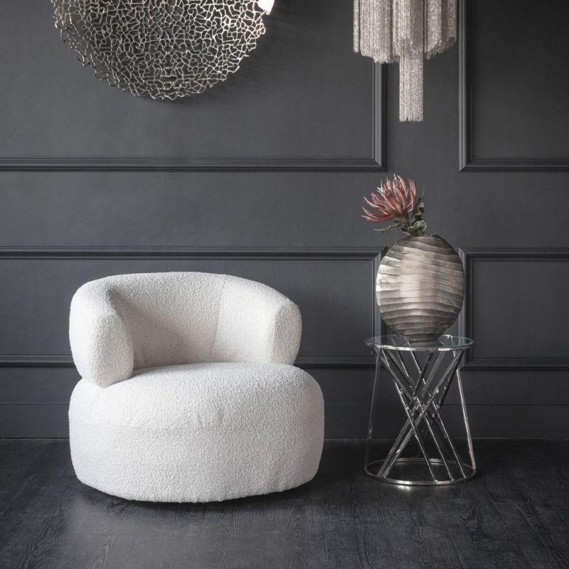 Dawn Armchair – Boucle Ivory