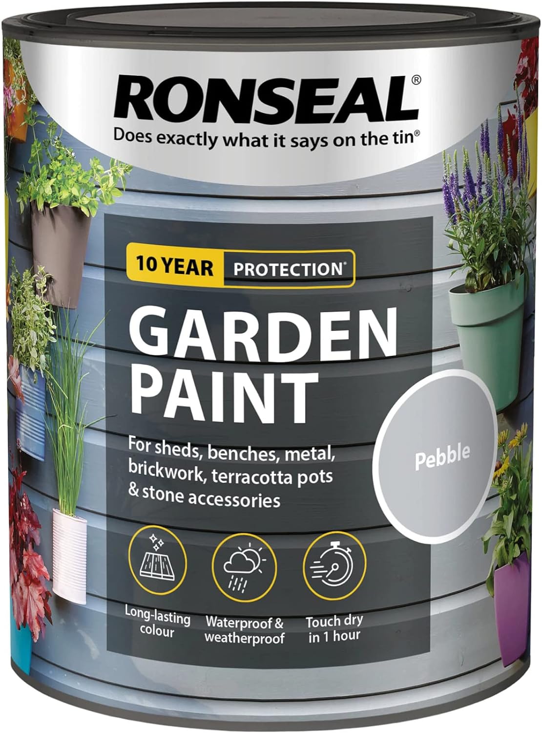 Ronseal Garden Paint Pebble 2.5L