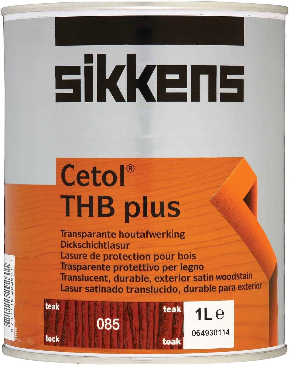 Sikkens Cetol THB Plus Translucent Woodstain Teak- 1L