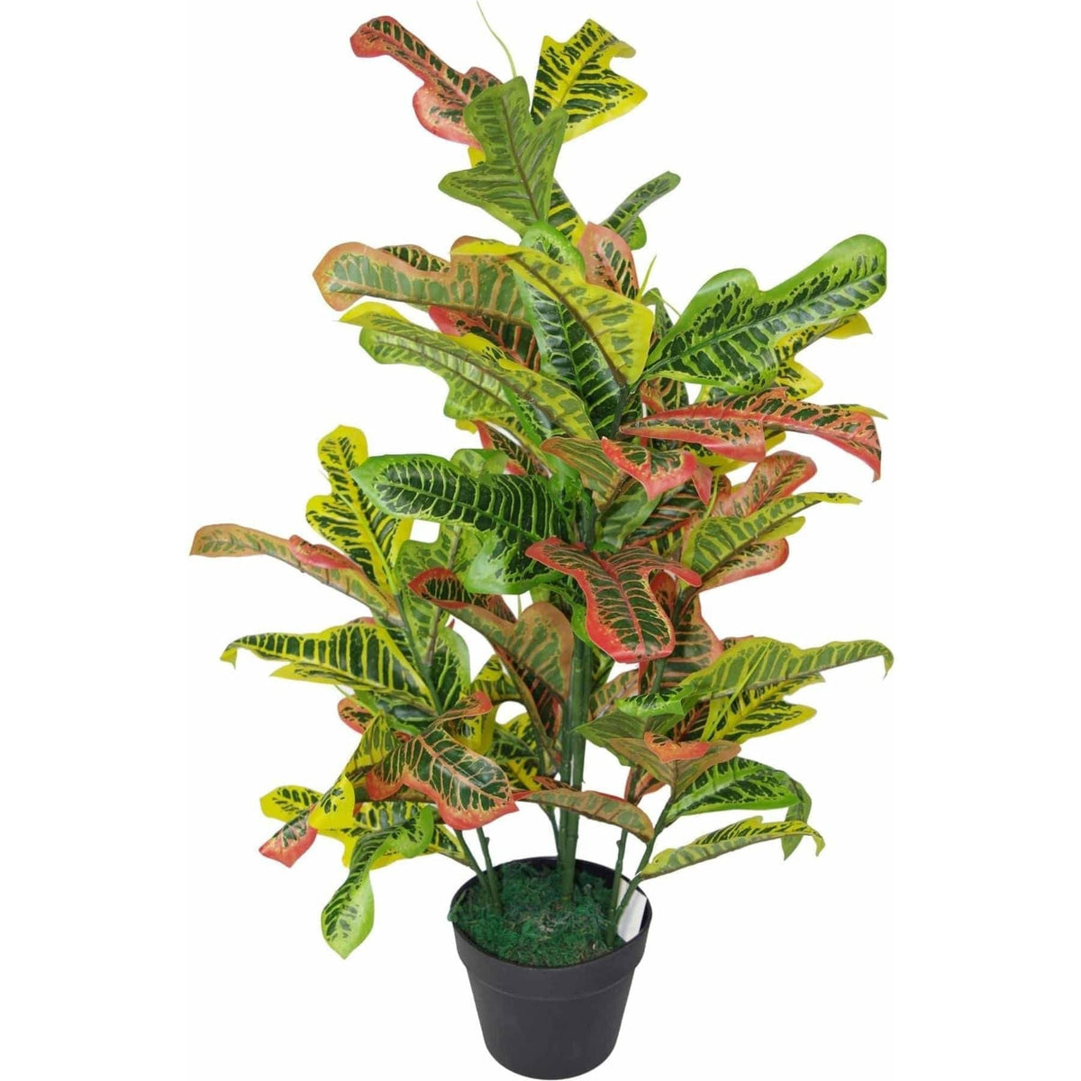 90cm Codiaeum Multicoloured House Artificial Plant – Large