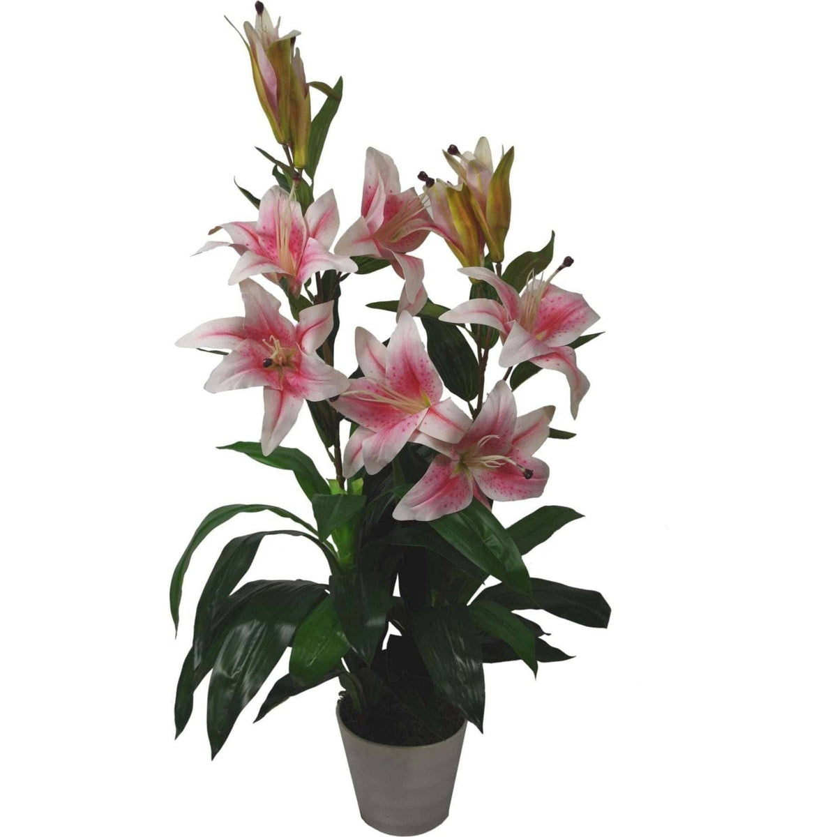 90cm Large Pink Lily Stargazer Style Lillies Artificial Plant