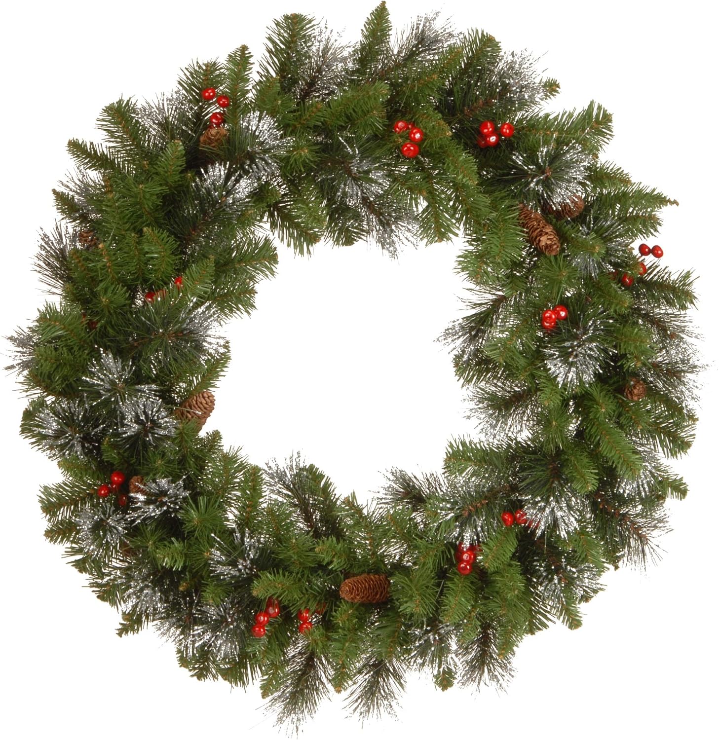 Crestwood Spruce Wreath, 76.2 cm