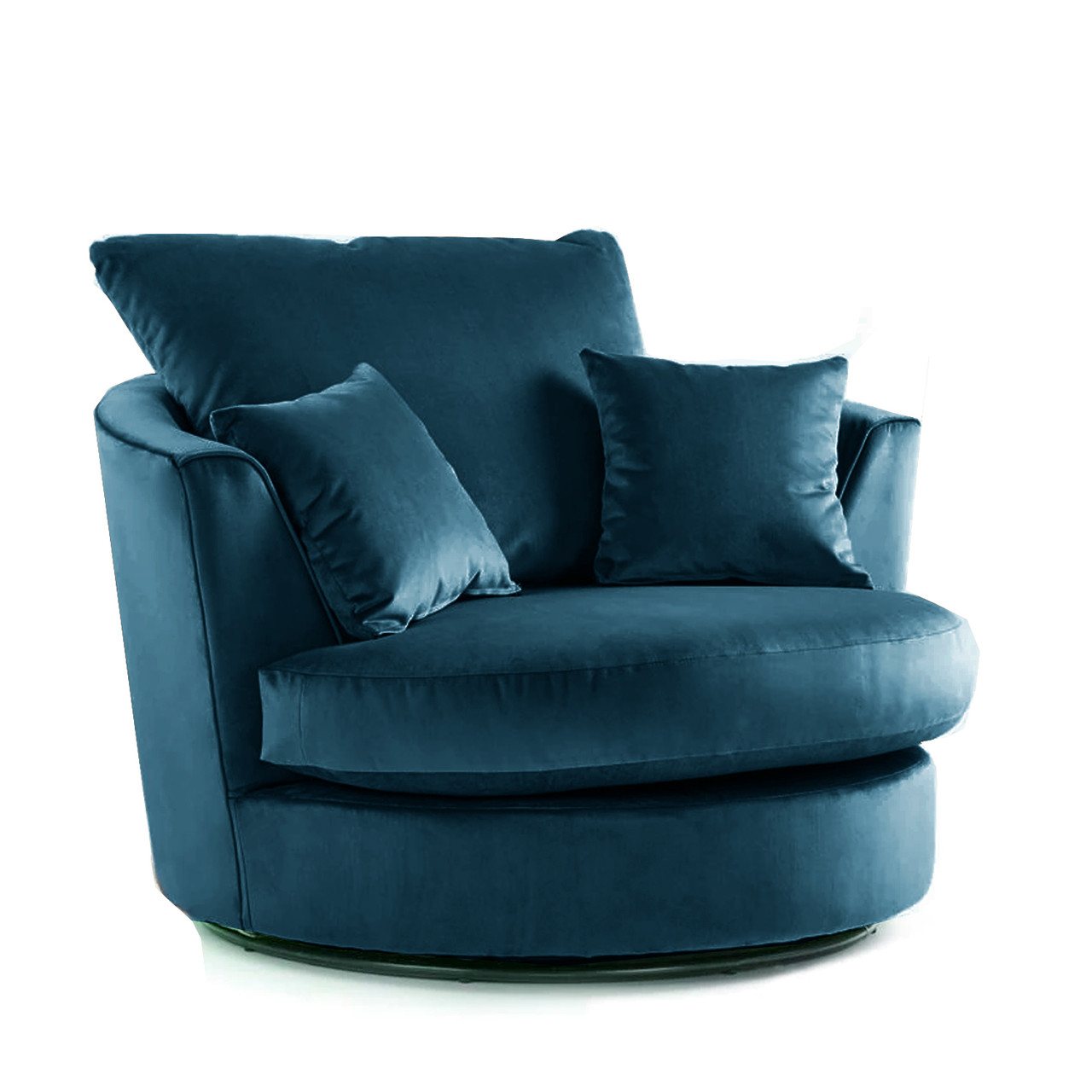 Brooklyn Plush Velvet Swivel Chair