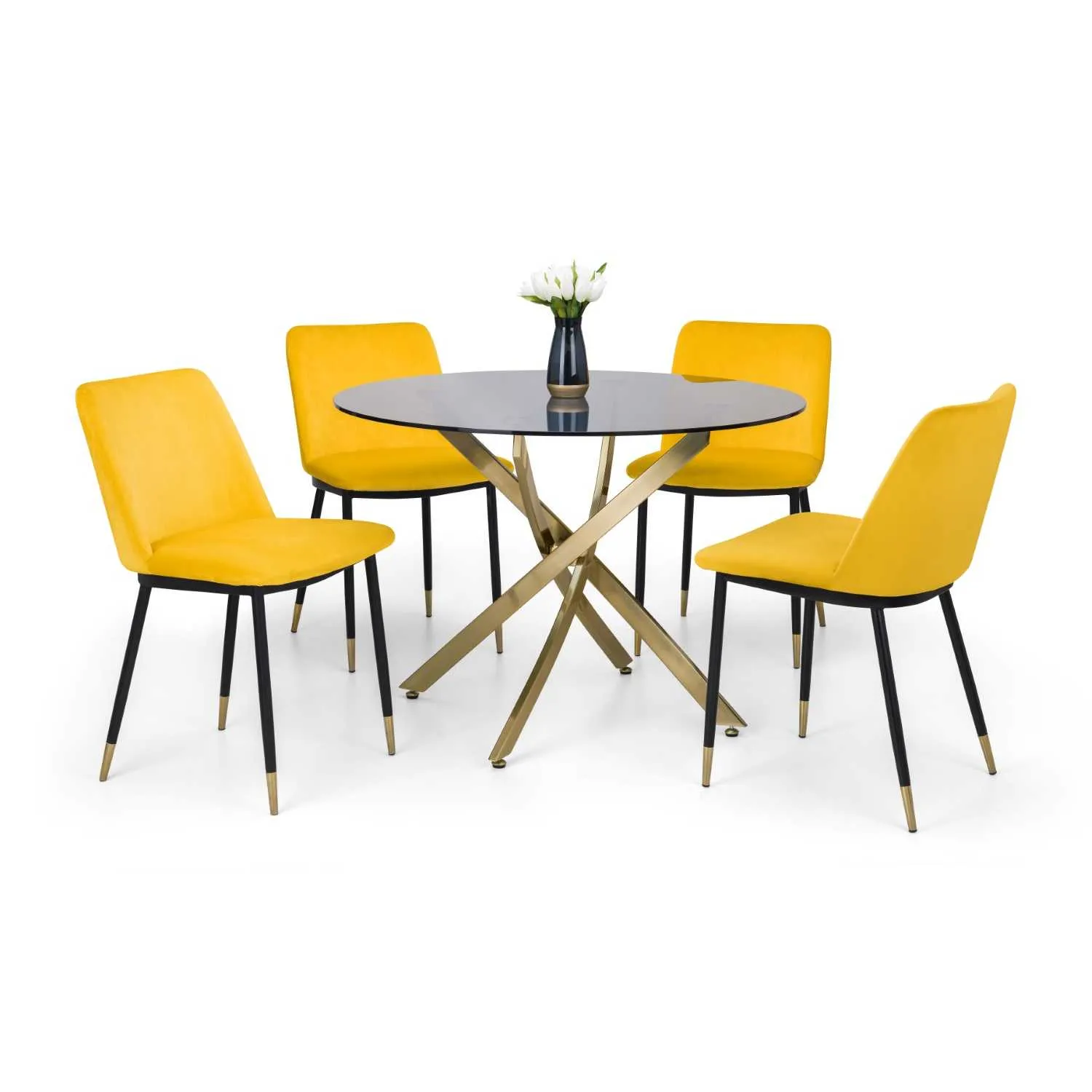 Delaunay Dining Chair Mustard