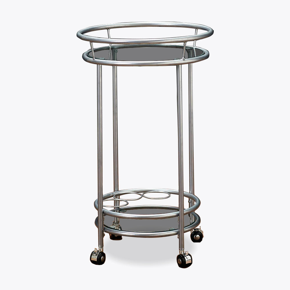 Collins Drinks Trolley Silver