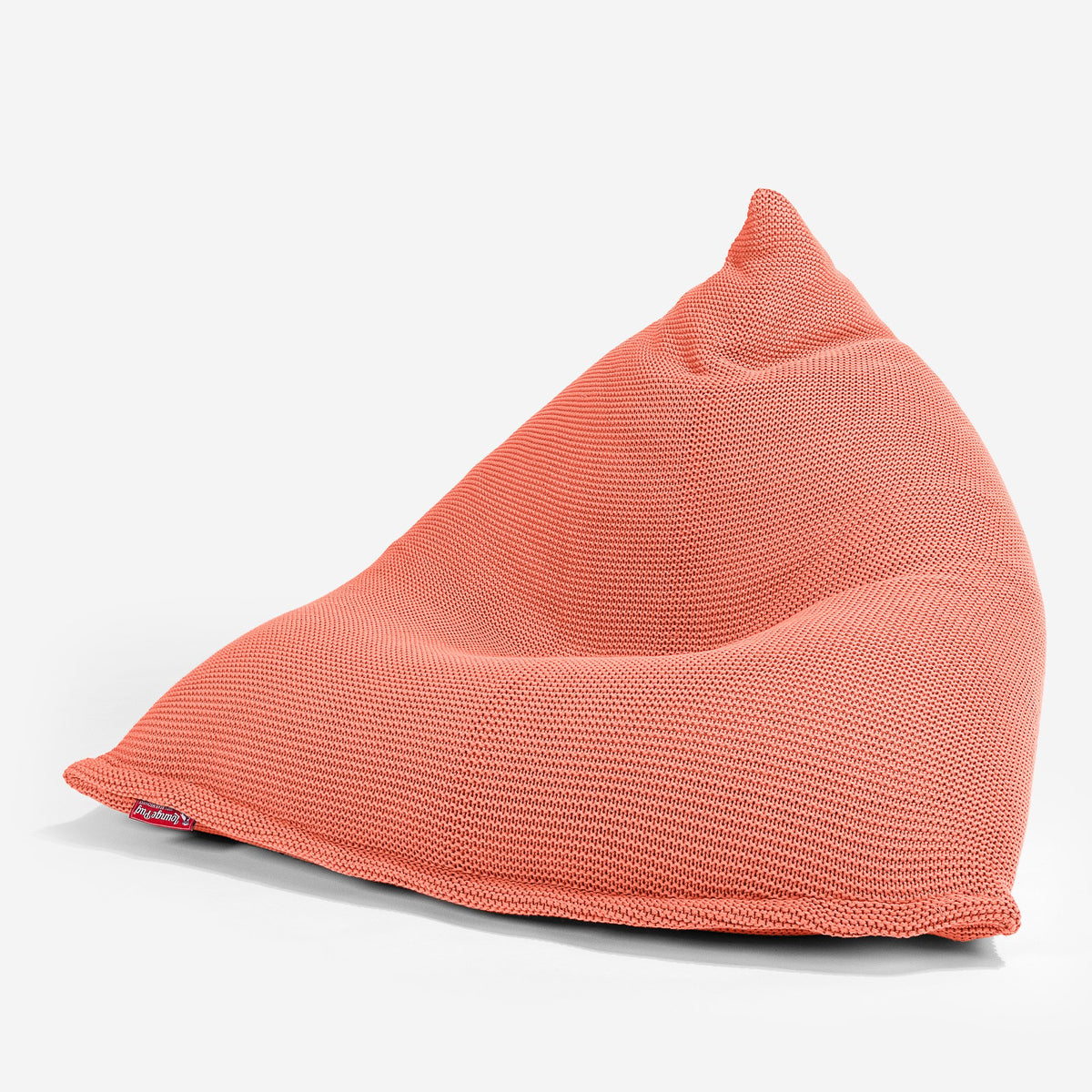 Gaming Lounger Bean Bag Ellos Knitted Coral Pink