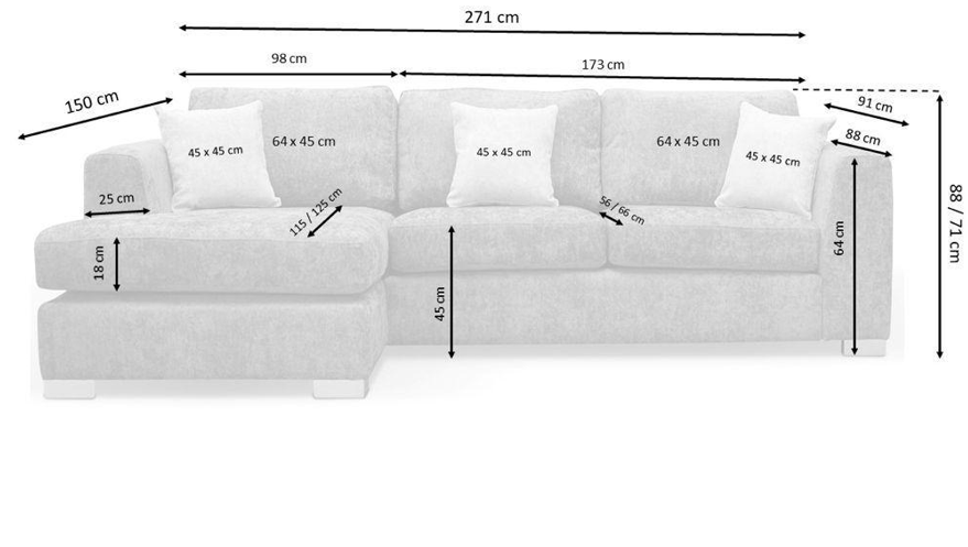 Chimes – Maderline Corner Sofa