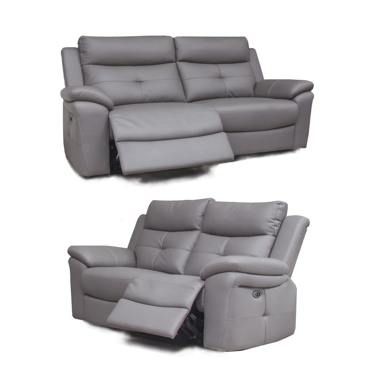 Hawk Dual Power Recliner 3 Seater & 2 Seater Sofa Set – With Integrated Usb Charging Ports