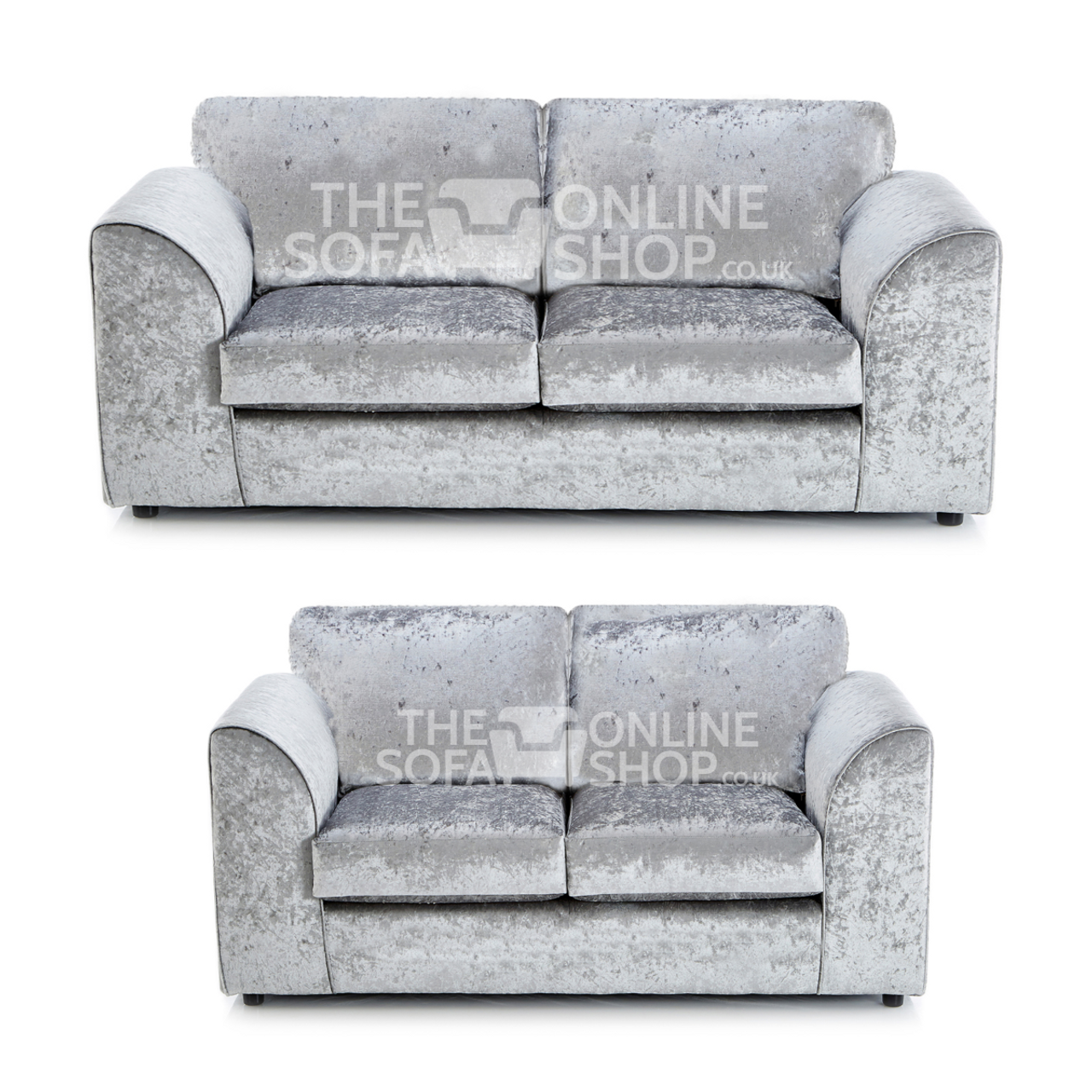 Crystal Crushed Velvet Sofa Set – Fullback