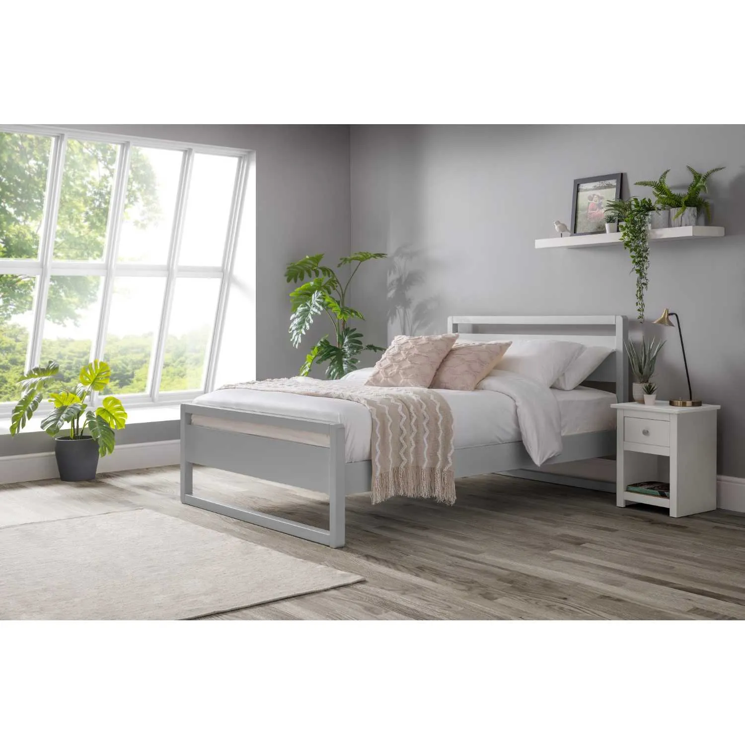 Venice Bed 90cm Dove Grey