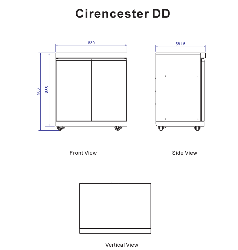 Whistler Grills – Cirencester Double Door Storage Cabinet