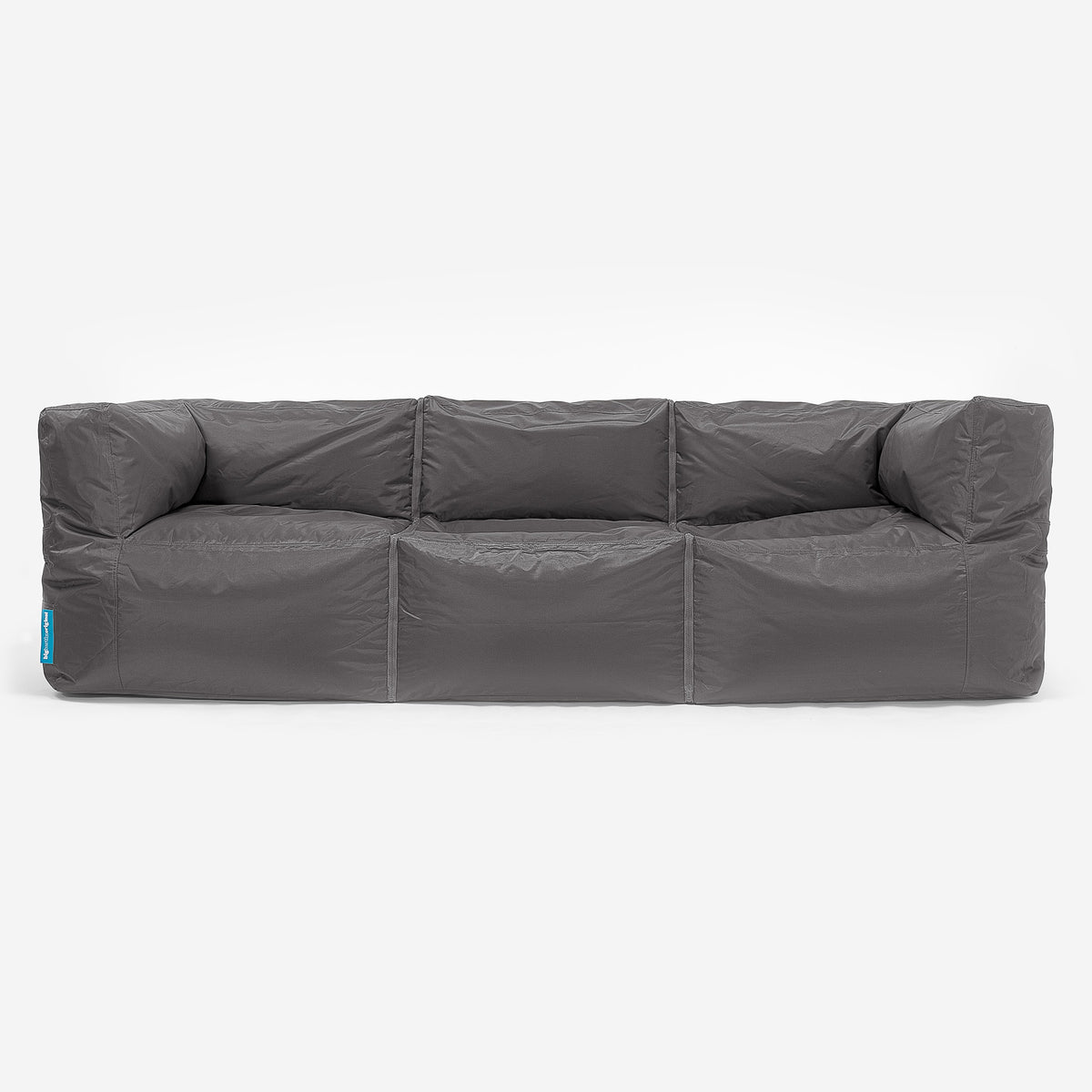 3 Seater Modular Sofa Outdoor Bean Bag SmartCanvas™ Graphite Grey