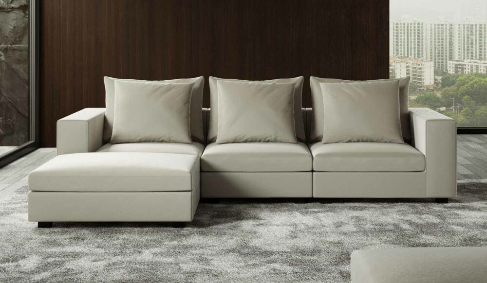 Camargue Velvet Corner Sofa