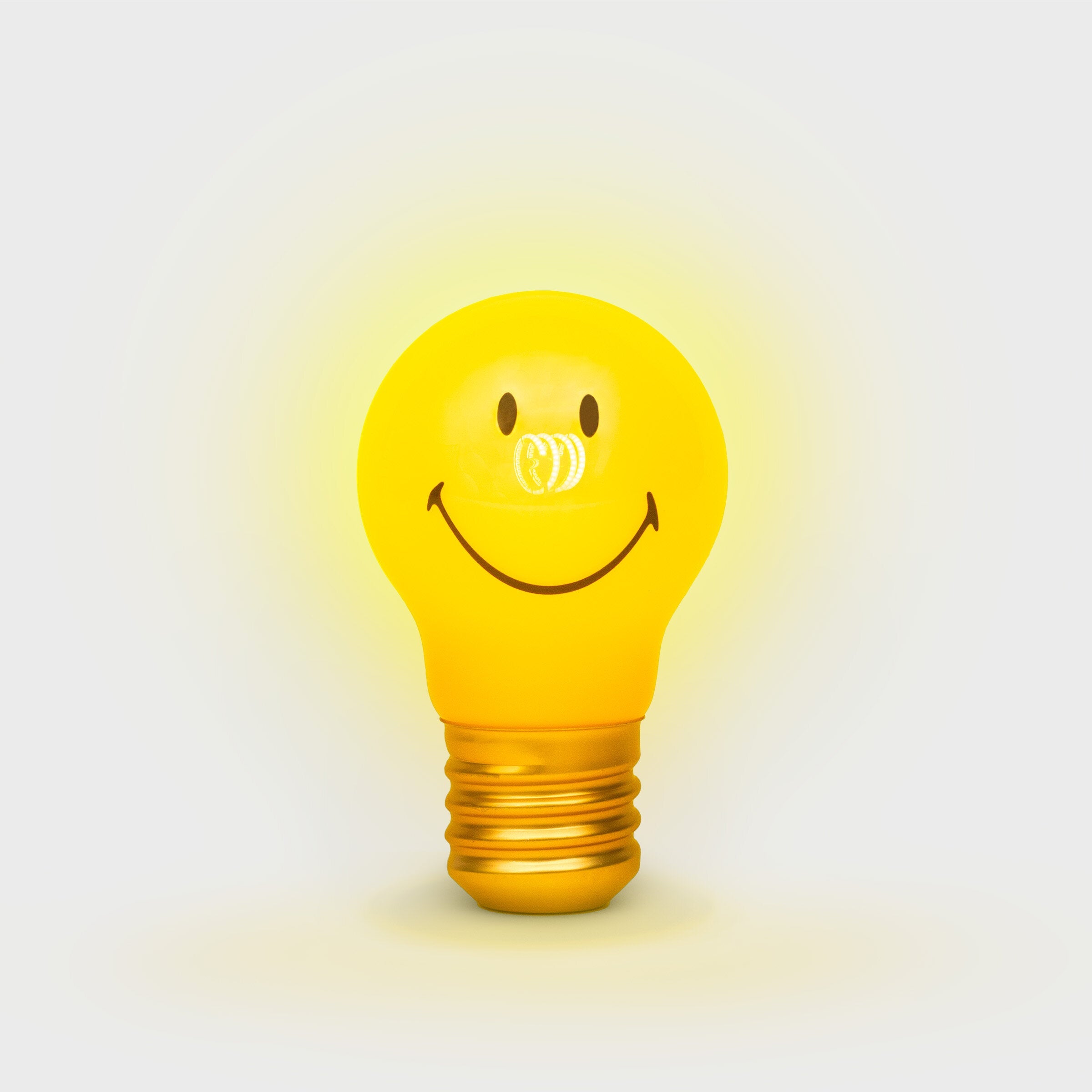 Cordless Smiley Lightbulb