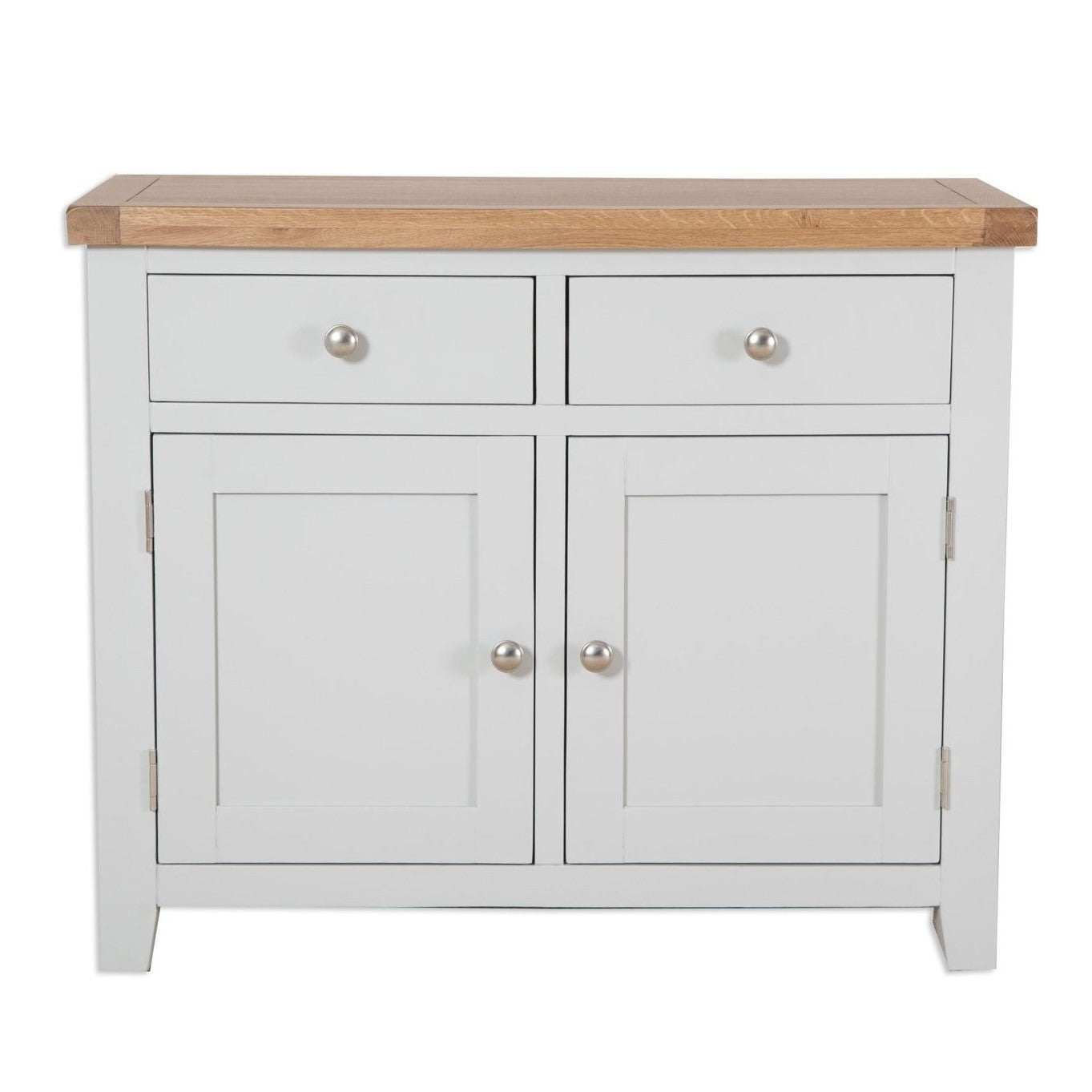 St.Ives French Grey & Oak 2 Door 2 Drawer Medium Sideboard