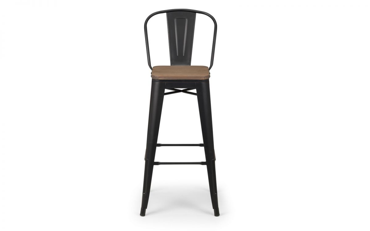 Grafton High Back Bar Stool