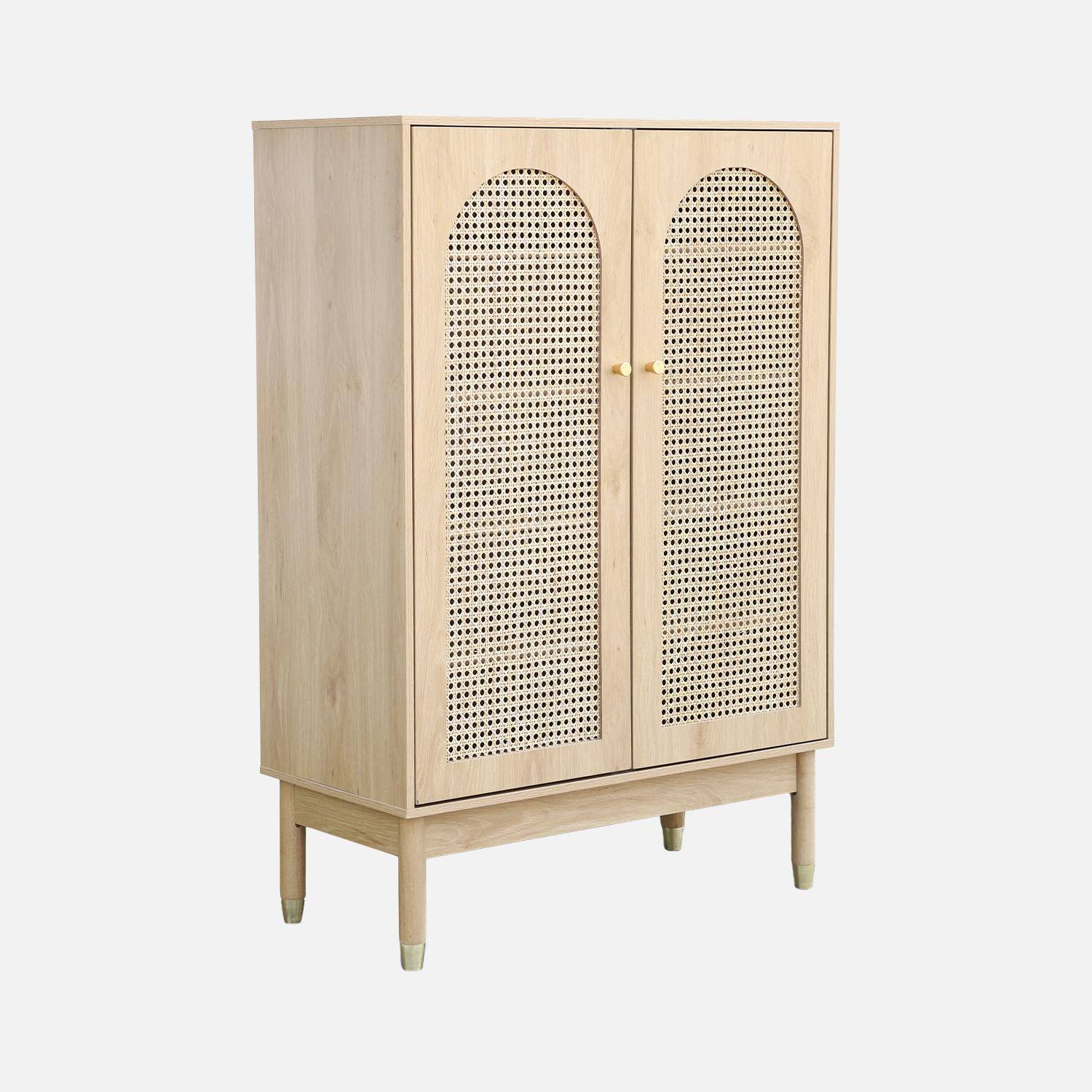 2-door shoe storage cabinet