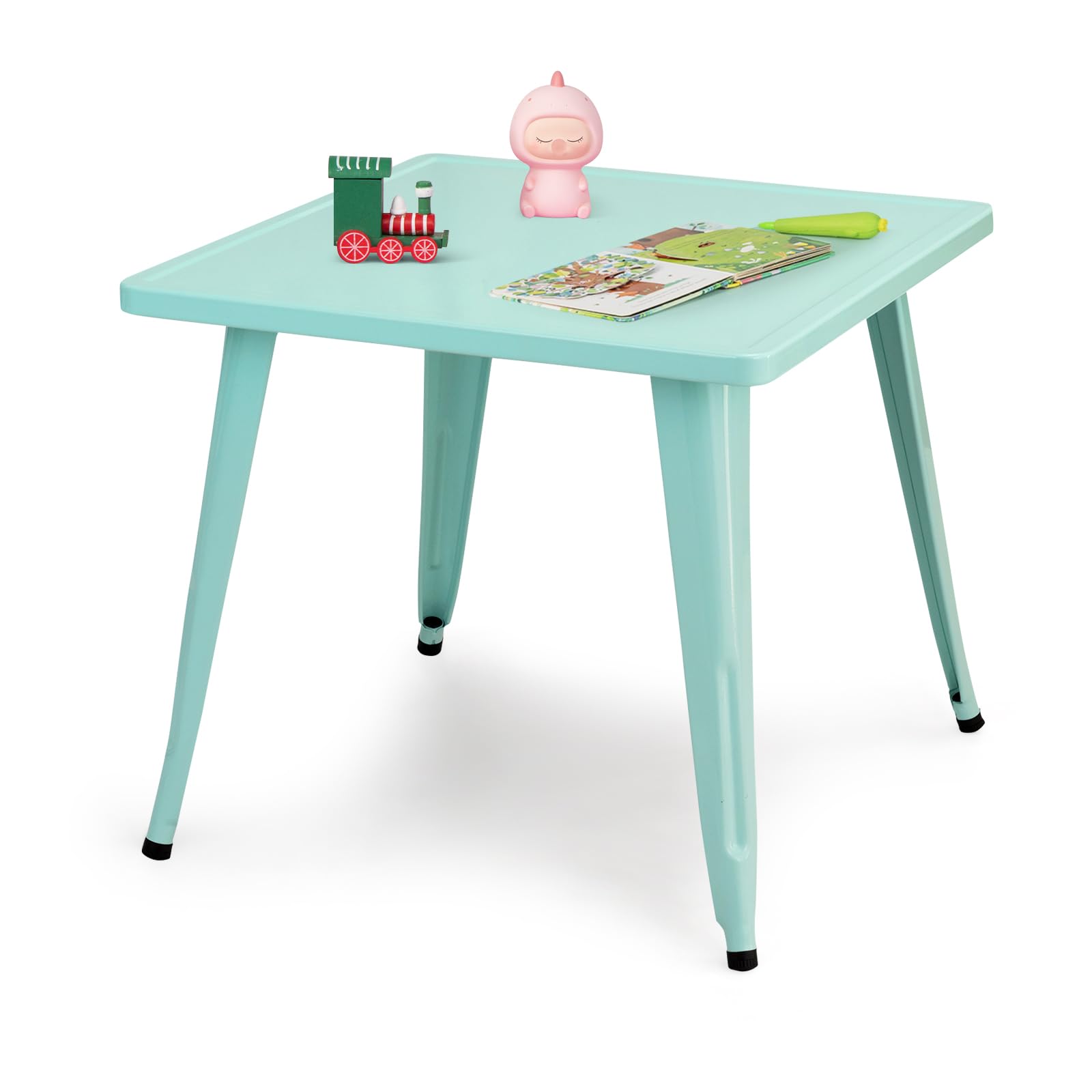 Kids metal squaretable with round corner