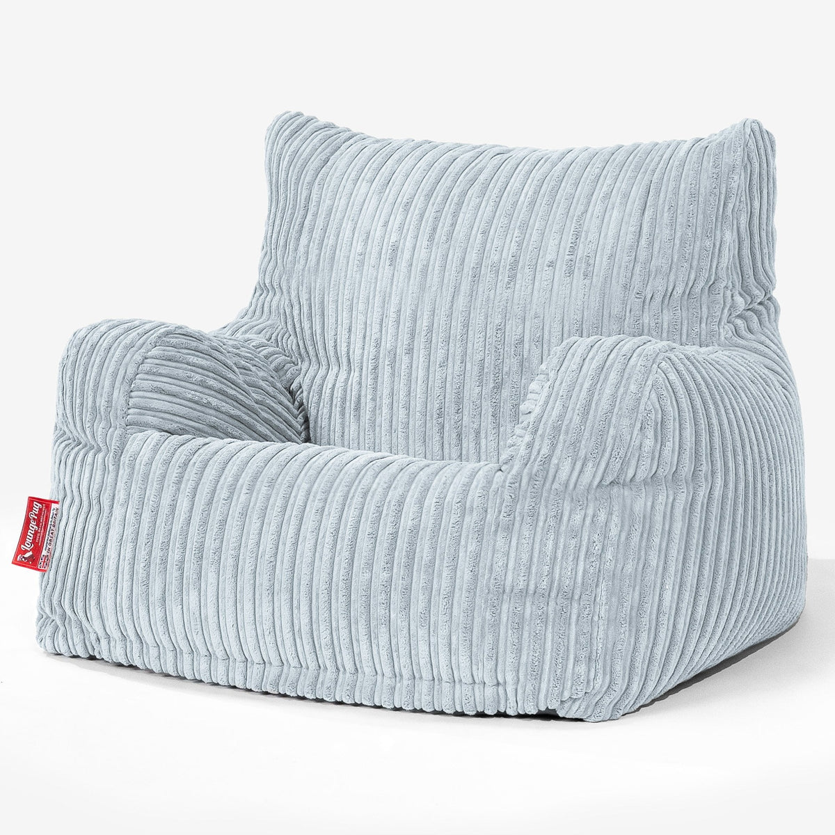 Josephine Bean Bag Armchair Cord Baby Blue