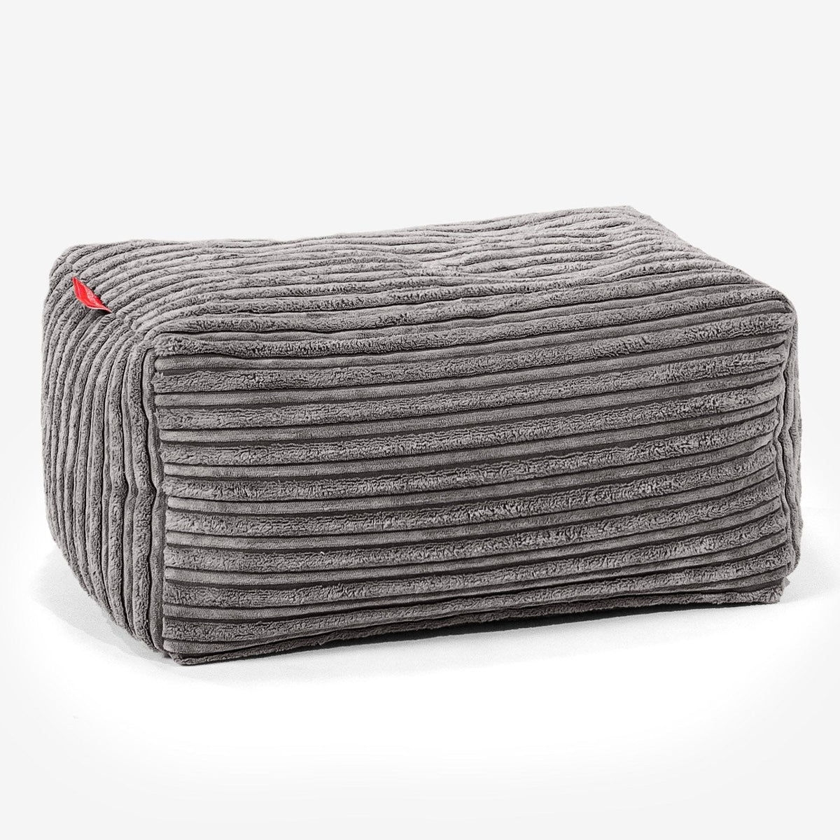 Small Footstool Cord Graphite Grey