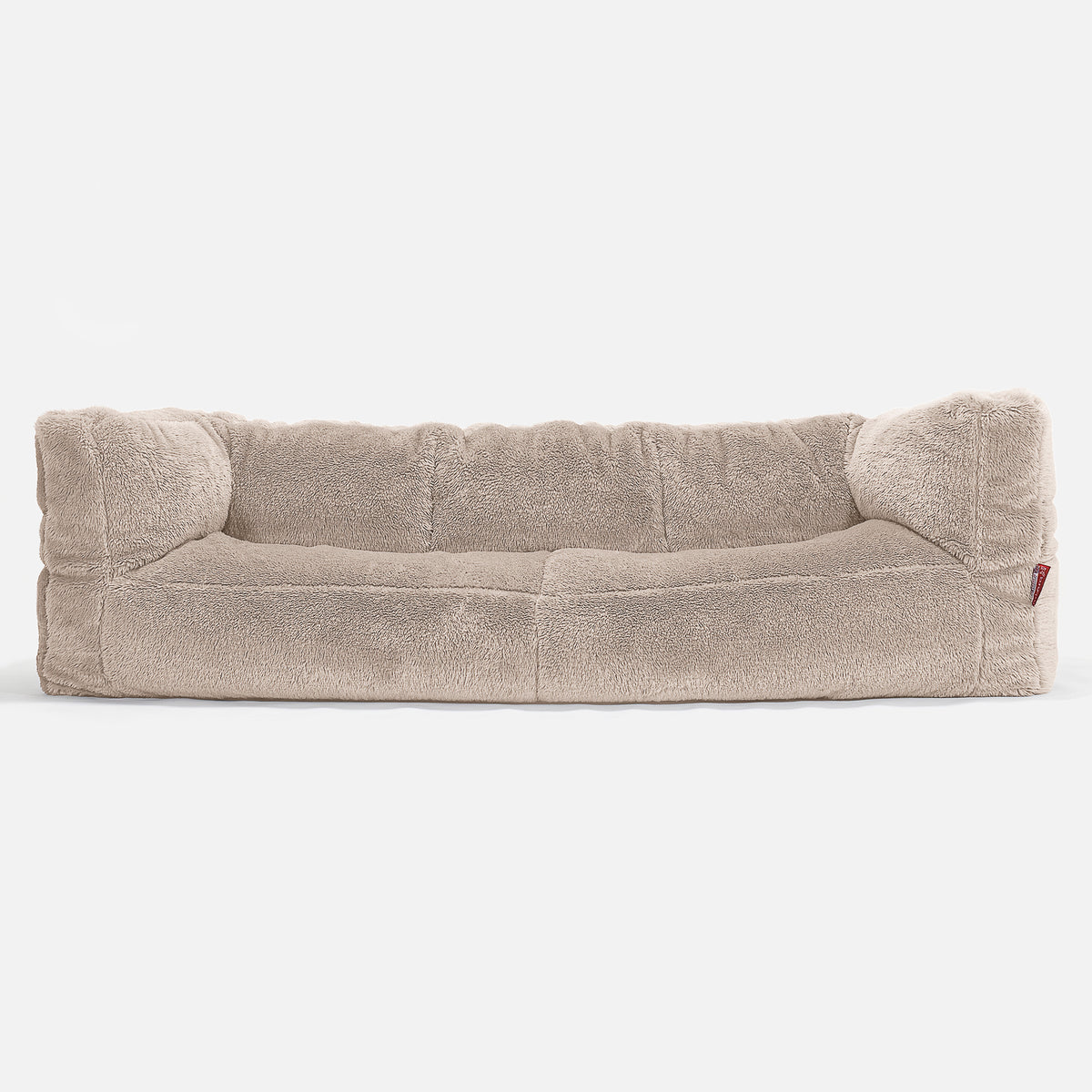 The 3 Seater Albert Sofa Bean Bag Teddy Faux Fur Mink