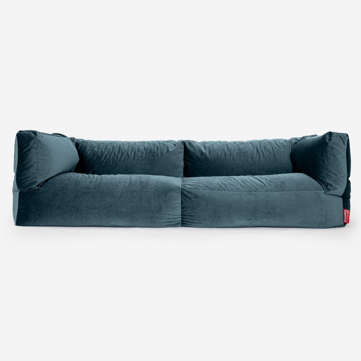 The 3 Seater Albert Sofa Bean Bag Velvet Teal