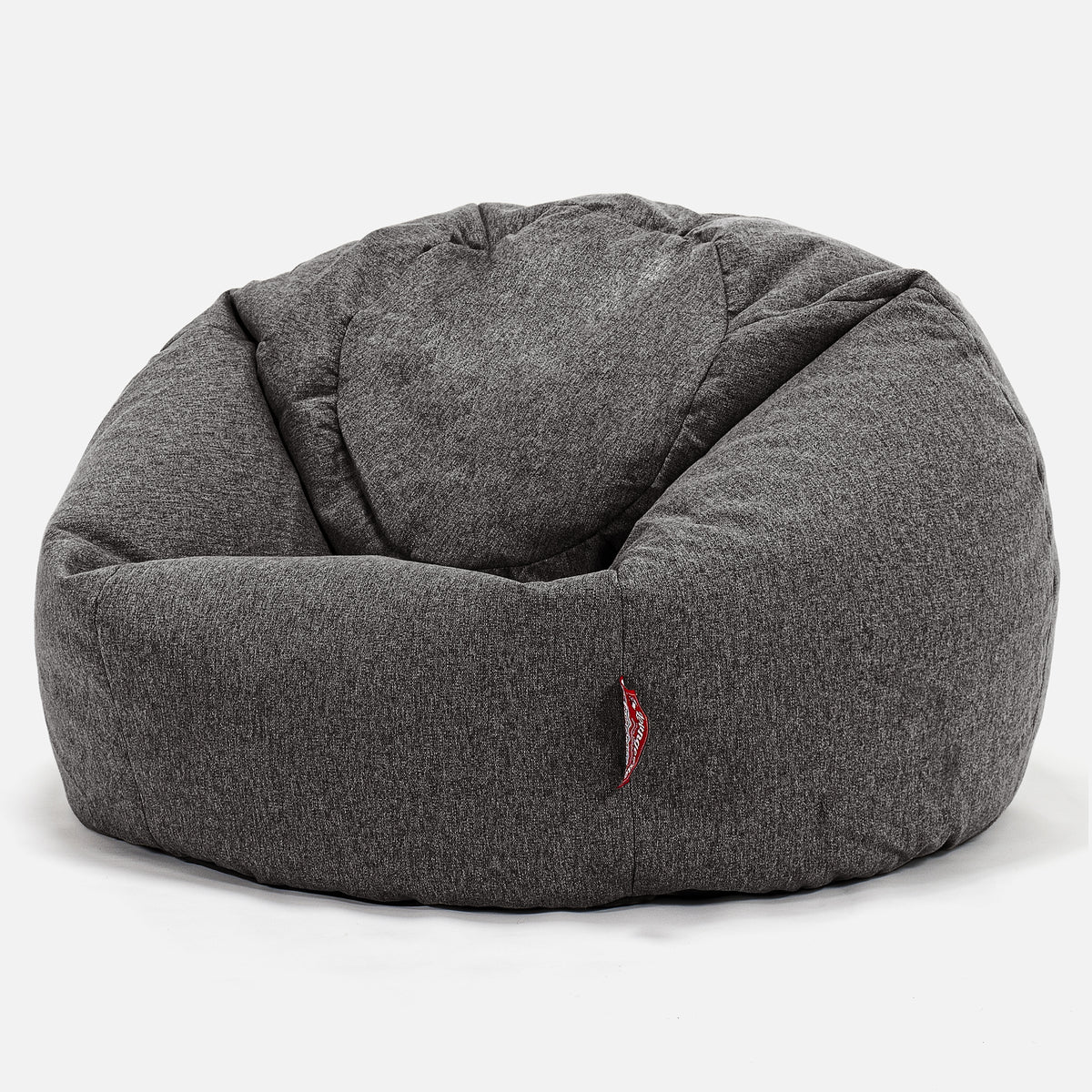 Classic Bean Bag Chair Interalli Wool Grey