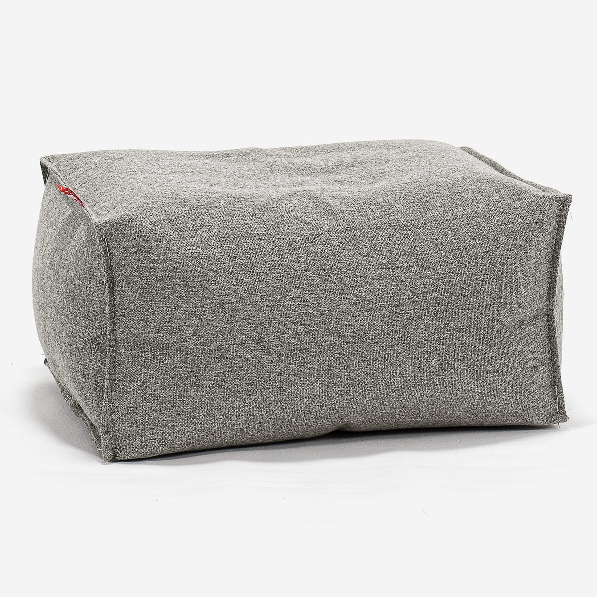 Small Footstool Interalli Wool Silver