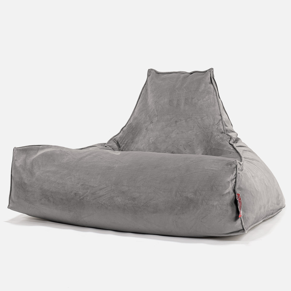 Lounger Beanbag Velvet Silver