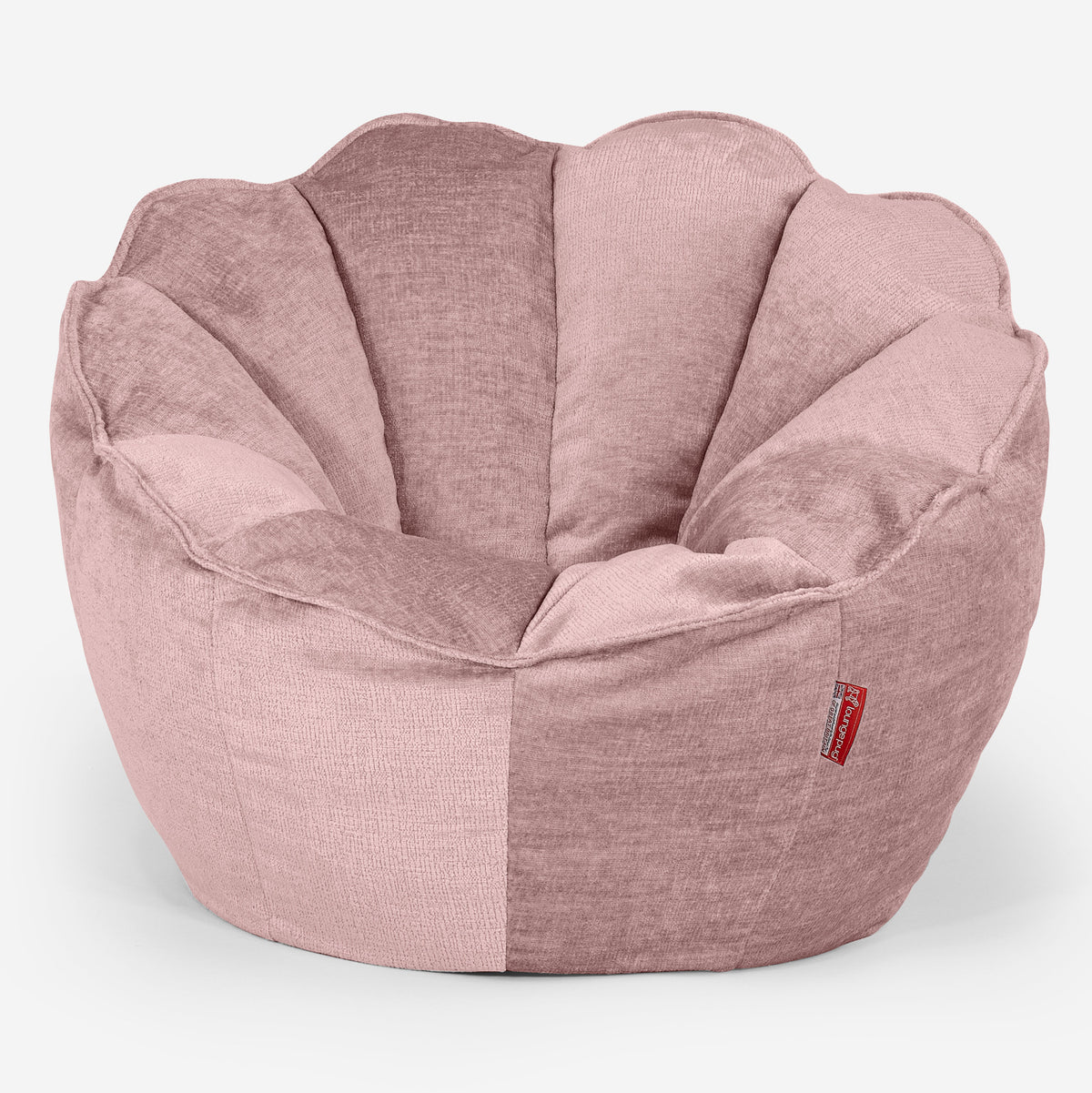 Natalia Sacco Bean Bag Chair Chenille Pink