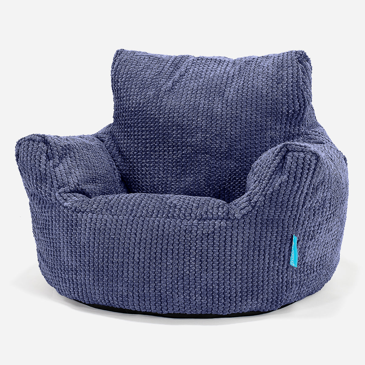 Kids Armchair Bean Bag for Toddlers 1-3 yr Pom Pom Purple