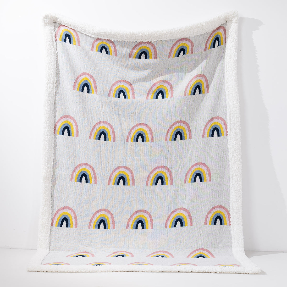 Throw / Blanket Cotton Blend Rainbow