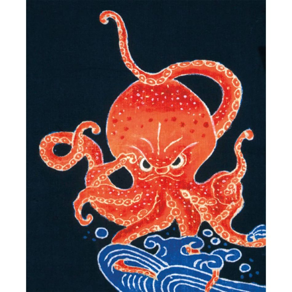 Octopus Noren Greetings Card