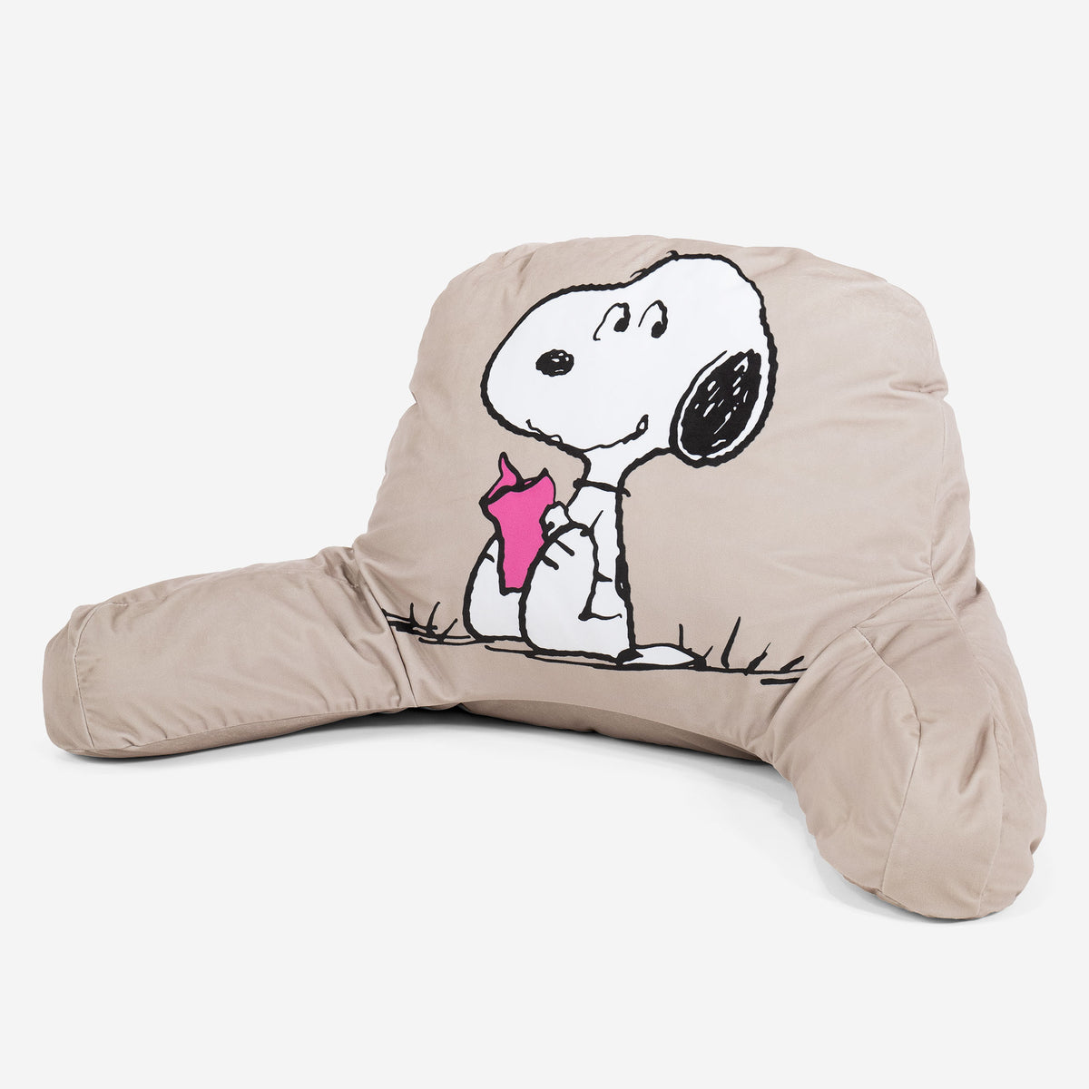 Snoopy High Back Support Cuddle Cushion Reading