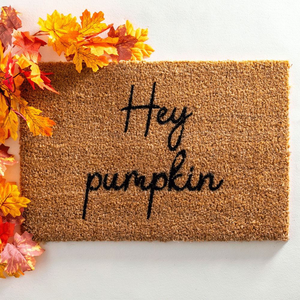 Hey Pumpkin Doormat [D]