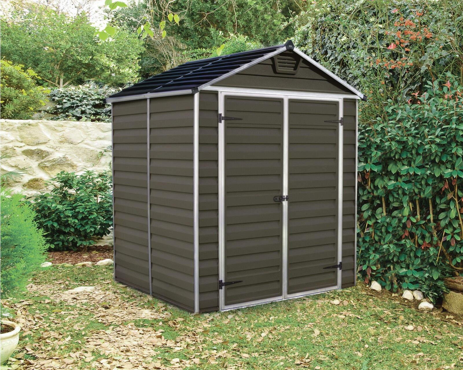 Palram – Canopia Skylight Brown Shed 6×5