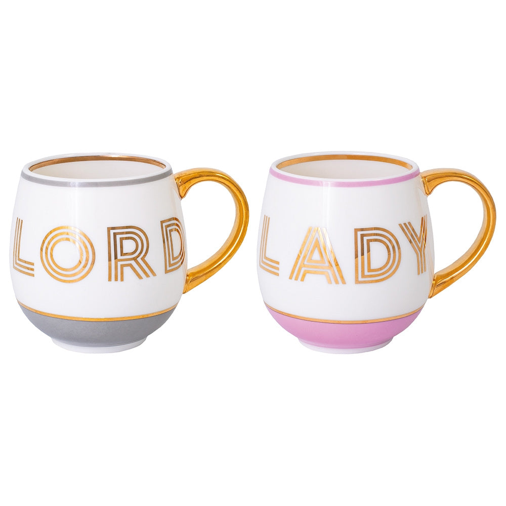 Lord & Lady Mugs – Set of 2